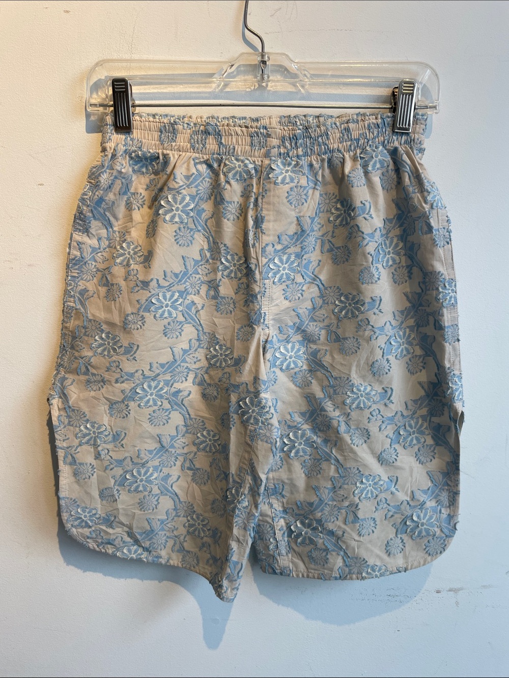Julien David shorts blue flowers